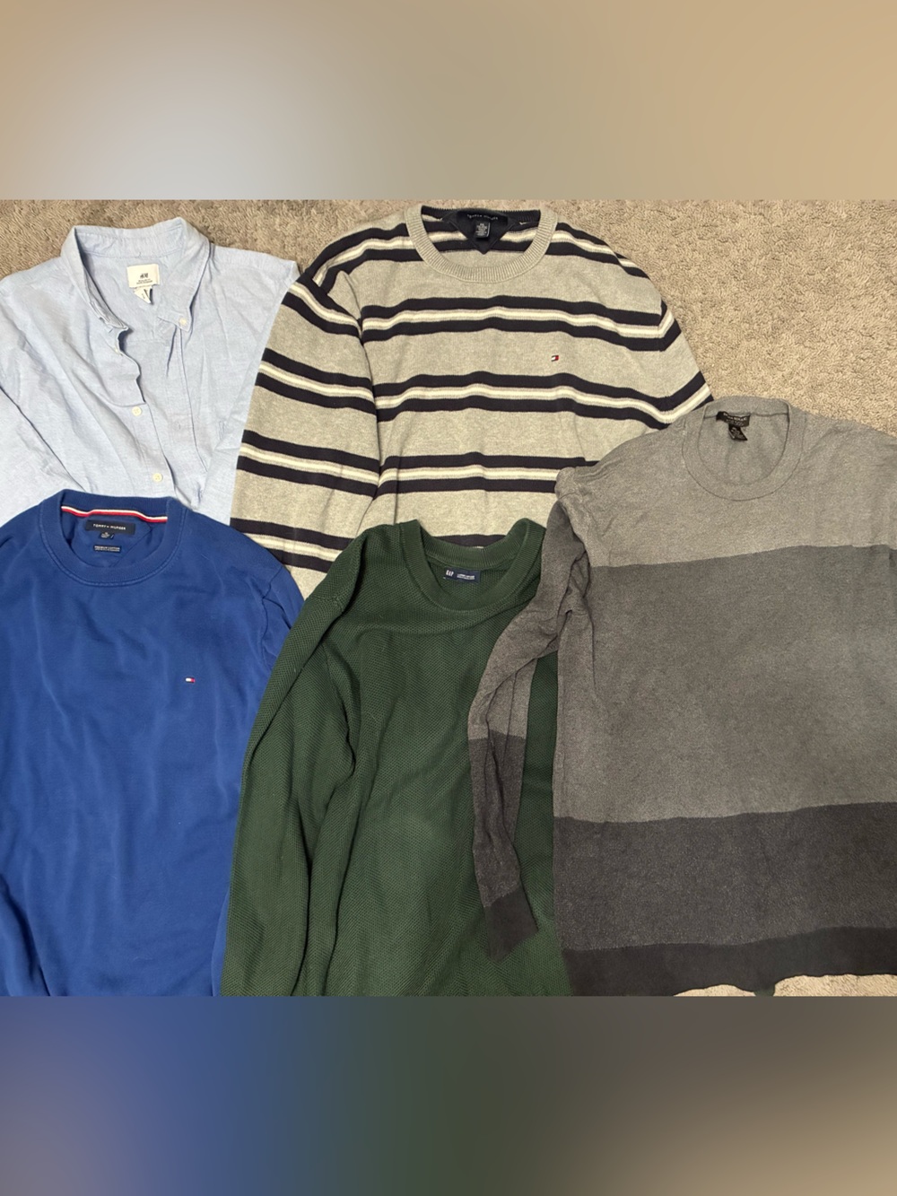 Men’s sweater and top bundle size L to XL